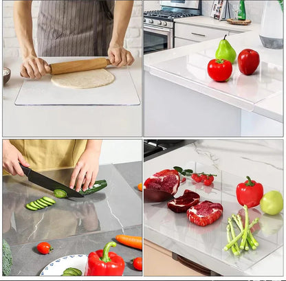 Acrylic Anti-slip Transparent Cutting Board for Chopping