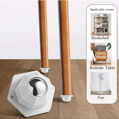 Furniture Wheels, 360º Rotating, Paste on Furniture, Oven, HOME & KITCHEN items | Buy 1 Get 1 Free Offer For Today Only.
